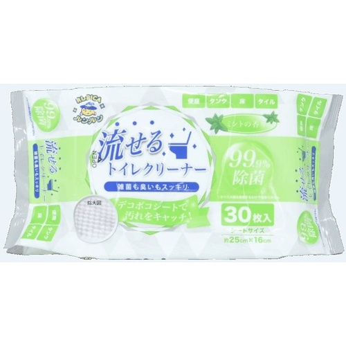 【RUPICAルンルン】トイレクリーナー ミントの香り 30枚・Τ